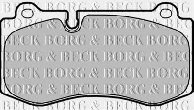 BORG & BECK bbp2037 -  Комплект тормозных колодок, дисковый тормоз